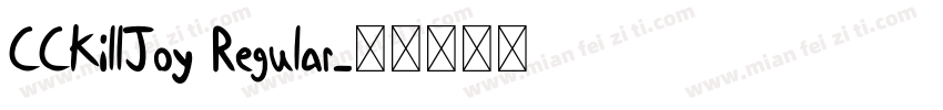 CCKillJoy Regular字体转换